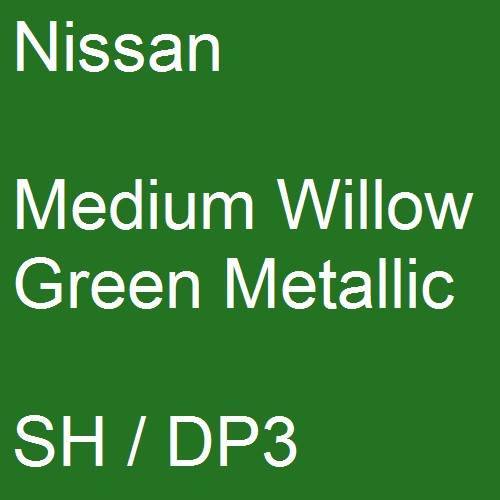 Nissan, Medium Willow Green Metallic, SH / DP3.